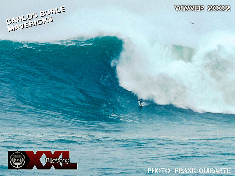 Carlos Burle, Mavericks, Califórnia. Foto: Frank Quirarte / XXL