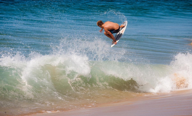 Blair Conklin impressionou em sua primeira viagem para Cabo. ©SkimOnline